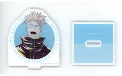 [Used] Acrylic Stand・Acrylic panel Satoru Gojo(Circular) "Jujutsu Kaisen 0 The Movie Ani-Art POP UP SHOP in TOWER RECORDS Trading Ani-Art Acrylic"Stand"