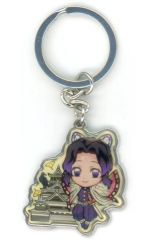[Used] Butterfly Keychain Shinobu(Kumamoto Castle) Metal Keychain "Demon Slayer: Kimetsu no Yaiba" Kumamoto Limited Edition