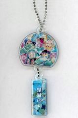 [Used] Keychain [Secret] Group illustration by ufotable Wind chime-shaped acrylic keychain "Demon Slayer x Aeon Total Concentration Summer Festival" First-come, first-served campaign gift