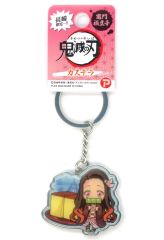 [Used] Keychain - Nezuko Kamado (Castella) Metal Keychain - "Demon Slayer: Kimetsu no Yaiba" - Nagasaki Limited Edition