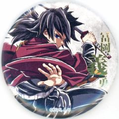 [Used] Badge/Pin - Giyu Tomioka (A/Pull) 57mm Foil Stamped Can Badge "Real WEBSHOP Lottery & WEBSHOP Lottery Demon Slayer: Kimetsu no Yaiba the Movie: Infinity Castle Arc Chapter 1 Akaza's Return Pillar Giyu Tomioka End Roll Illustration" Prize E C107 Goods