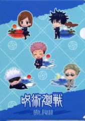 [Used] Clear File - Group (Mt. Fuji) A4 Clear File "Jujutsu Kaisen" Mt. Fuji Limited Edition