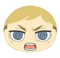 [중고] 봉제인형 마스코트 봉제인형 배지 에르빈 스미스[진격의 거인 오만쥬니기니기 마스코트+(플러스)]