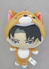 [중고] 봉제인형 마스코트·봉제인형 배지 리바이아니마루코 봉제인형 마스코트 [진격의 거인]