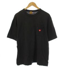 ヒューマンメイド HUMAN MADE Tシャツ 半袖 バックプリント L 茶 ブラウン /GG