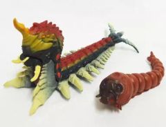 【中古】トレーディングフィギュア 幼虫バトラ+幼虫モスラ 「HG ゴジラ7」