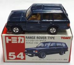 【中古】トミカ 1/64 レンジローバータイプ(ネイビー/赤箱) 「トミカ No.54」 