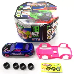 【中古】ミニカー 1/63 NISSAN GT-R SAKURA(パープル×ピンク) 「MAJORETTE TUNE-UP’s SERIES #3 with NEON EFFECTS」