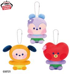 BT21 minini under the summer sky 봉제인형 마스코트 vol.2 전종류컴플리트세트