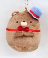 [중고]키링 곰 공장장 볼 체인이있는 봉제 장난감 [영화 스미코 구라시 츠기하기 공장의 신비한 코]