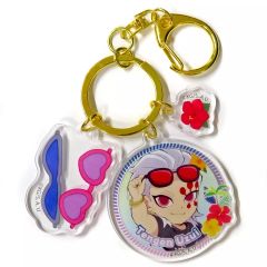 [중고]키링 우수 천원 [귀멸의 칼날 바다의 집 이벤트 2024×ufotable Cafe/마치아 소비 CAFE×ufotable DINING 랜덤 콤비아 크릴 매력 A]