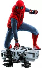 [Used] Spider-Man (Homemade Suit Version) Figure from "Spider-Man: Far From Home" Movie Masterpiece 1/6 Action Figure