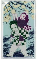[Used] Keychain Tanjirō Kamado& Nezuko Kamado (full body) "Demon Slayer: Kimetsu no Yaiba Koyoharu Gotouge Original Art Exhibition Acrylic Keychain Collection ~Brothers and Sisters~"