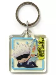 [Used] Miscellaneous Goods Satoru Gojo(Firefly Squid) Clear Keychain "Jujutsu Kaisen" Toyama Limited Edition