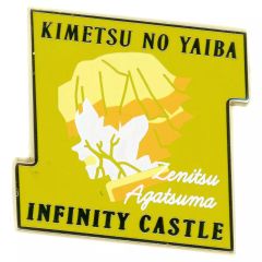 [Used] Badges and Pins Zenitsu Agatsuma"Demon Slayer: Kimetsu no Yaiba the Movie: Infinity Castle Arc Chapter 1 - Akaza's Return Character Motif Pins - First Series" - Theater Merchandise
