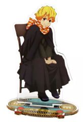 [Used] Miscellaneous Goods Zenitsu Agatsuma Acrylic mascot "Demon Slayer: Kimetsu no Yaiba" Animate Girls Festival 2022 merchandise