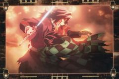 [Used] Postcard Tanjirō Kamado& Giyu Tomioka Postcard "Demon Slayer: Kimetsu no Yaiba the Movie: Infinity Castle Arc Chapter 1 Akaza's Return × ufotable Cafe × Machi Asobi CAFE"Cry Havoc!"Cutting the Dead - Season 4 - Hakuji and Koyuki - The End of Chapter 1 -" Mobile Theater Ticket Stub Campaign Novelty