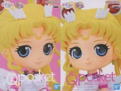 [중고] 피규어 전 2종 세트 [극장판 미소녀 전사 세일러 문 Cosmos] Q posket-ETERNAL SAILOR MOON-