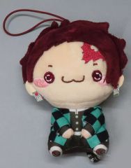 [Used] Keychain Tanjirō Kamado Mochipiko Mascot 1 "Demon Slayer"