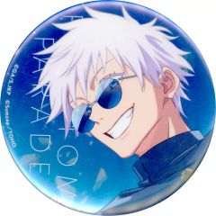 [Used] Badge Bins Satoru Gojo Metal Pin Badge Half Anniversary Kaidama/Tamaori "Jujutsu Kaisen Phantom Parade Gen'ei Yakou Honpo in Akihabara UDX"