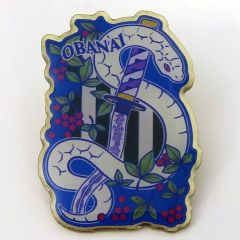 [Used] Badge Bins Iguro Obanai "Demon Slayer: Kimetsu no Yaiba Demon Slayer Festival ~Anime 5th Anniversary Festival~ Random Pins vol.2"