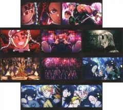 [Used] Postcard Set (10 cards) featuring the group (Entertainment District Arc) from the "Demon Slayer: Kimetsu no Yaiba Total Concentration Exhibition - Mugen Train Arc & Entertainment District Arc -"