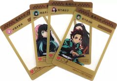 [Used] Character Card Set (4 cards) - SNS-style card set from "Demon Slayer: Kimetsu no Yaiba - Search the Aeon Mall Part 2" - Prize for the first half of the digital stamp rally