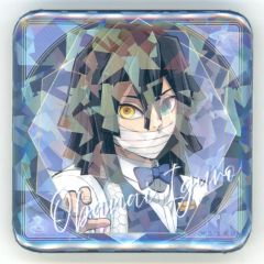 [Used] Badge/Pin: Obanai Iguro (Bust-up) Glitter Can Badge "Demon Slayer: Kimetsu no Yaiba x ufotable MOCKTAIL BAR GINZA COLLECTION LOTTO Obanai Iguro"