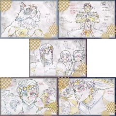 [Used] Postcard Set D Postcard Set Demon Slayer: Kimetsu no Yaiba, season 2×ufotable DINING Season 3 Prize Lottery