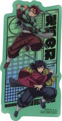 [Used] Character Card Tanjirō Kamado& Giyu Tomioka Clear Card "Demon Slayer: Kimetsu no Yaiba the Movie: Infinity Castle Arc Chapter 1 - Akaza's Return" 2nd Round Attendance Gift