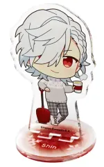 【中古】アクリルスタンド・アクリルパネル シン 「エリオスライジングヒーローズ×animatecafe 第2弾 トレーディングアクリルスタンド モチーフ柄ニットver.」