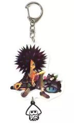 [Used] Keychain/Mascot (Character) Downy Squid-touch Acrylic Keychain "Splatoon"