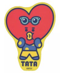 [중고] 씰 스티커 TATA(부이) 클리어 스티커 [[BT21 카페] ~PHOTO TIME~]