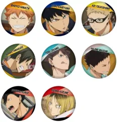 【中古】バッジ・ピンズ 全8種セット 「ハイキュー!! 百面相缶バッジvol.2」