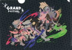 [중고] 클리어 파일 집합 클리어 파일 [Splatoon3(스플라툰 3)]닌텐도 DREAM 2024년 11월호 별책 부록