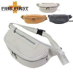 09-052 ▲U 【未使用品】FIRE FIRST ウエストバッグ ボディバッグ ブラック メンズ 旅行 サブバッグ シンプル かばん 送料無料