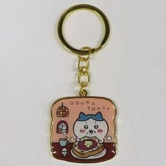 [중고]키링 하치와레 다이컷키링 오구라 토스트 [치이카와 뭔가 작고 귀여운 녀석] 나고야 한정
