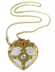 [Used] Storage/Portable Item: Universal Heart Compact Ticket Holder "Sailor Moon The Miracle 4-D" Universal Studios Japan Limited Edition
