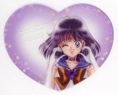 [Used] Character Card: Super Sailor Saturn "Pretty Guardian Sailor Moon Heart Hologram Clear Card" Official Fan Club Pretty Guardians/Sailor Moon Store/Lawson Limited Edition