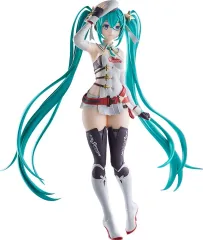 【中古】フィギュア POP UP PARADE レーシングミク 2023Ver. 「キャラクター・ボーカル・シリーズ 01 初音ミク」 プラスチック製塗装済み完成品
