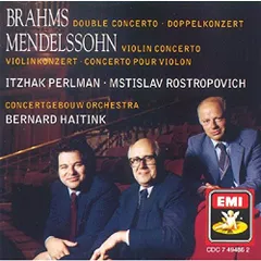 (CD)Brahms:Double Concerto／Perlman:Rostropovich: