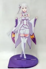【中古】アクリルスタンド・アクリルパネル エミリア アクリルスタンド 「Re：ゼロから始める異世界生活＠ダッシュストア」
