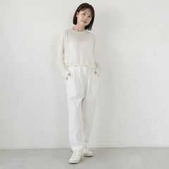 洗える★pub★ピューブ★コットンシャツワンピース★バンドカラー★ナチュラル系 pub (ピューブ) | オーガニックコットンリネン シャツワンピース