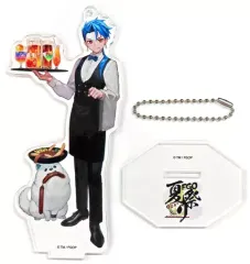 【中古】キーホルダー セイバー/セタンタ サーヴァント別 描き下ろしイラスト アクリルマスコット E 「Fate/Grand Order Fes. 2023 夏祭り ～8th Anniversary～」