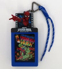 [중고]키링 스파이더맨(파랑) 피겨 카드 홀더 [Happy 복권 MARVEL[스파이더맨:브랜드·뉴·데이]] C상