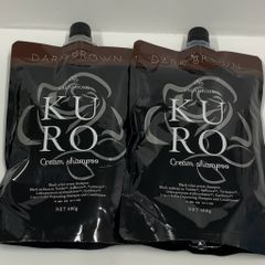 バランローズ KUROクリームシャンプー （ダークブラウン）400g ×2袋