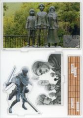 [중고]아크릴스탠드·아크릴 패널 집합(동상편) 메모리얼아크릴스탠드 IN 진격의 히타 [진격의 거인]