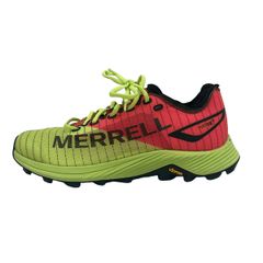 MERRELL(メレル) スニーカー 25 レディース美品 イエロー×ピンク インソール取り外し可