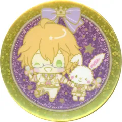 【中古】バッジ・ピンズ ウィッシュミーメル＆四ノ宮那月 「サンリオキャラクターズ×うたの☆プリンスさまっ♪ Shining Live Happy Smiling Stage in サンリオピューロランド トレーディングBIGホロ缶バッジ Happy Smili