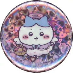 【中古】バッジ・ピンズ てんしなハチワレ 「ちいかわ なんか小さくてかわいいやつ てんし あくま＠東京駅 ホログラム缶バッジinカプセル」